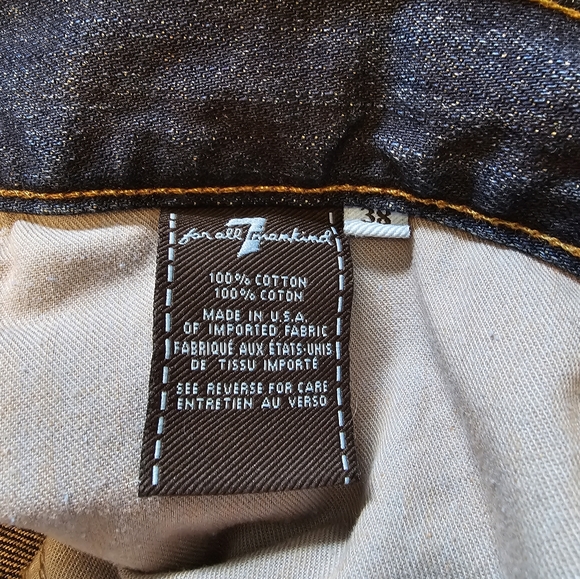 7 for All Mankind Austyn Jeans sz 38 - Picture 8 of 9